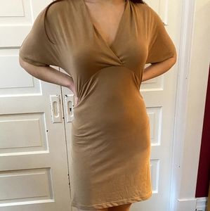 SOLD-Oak & Fort bronze/beige dress